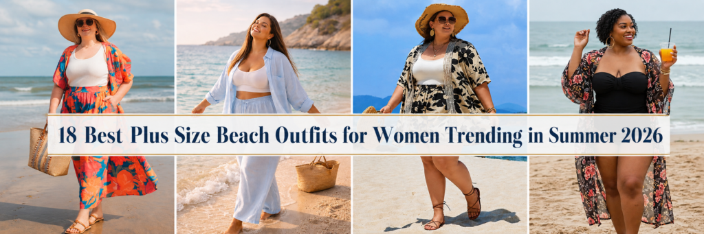 Plus Size Beach Outfits for Women Trending in Summer 2026